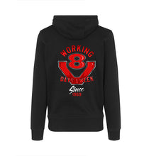 Load image into Gallery viewer, New Working V8 days a week Hoodie (Black)
